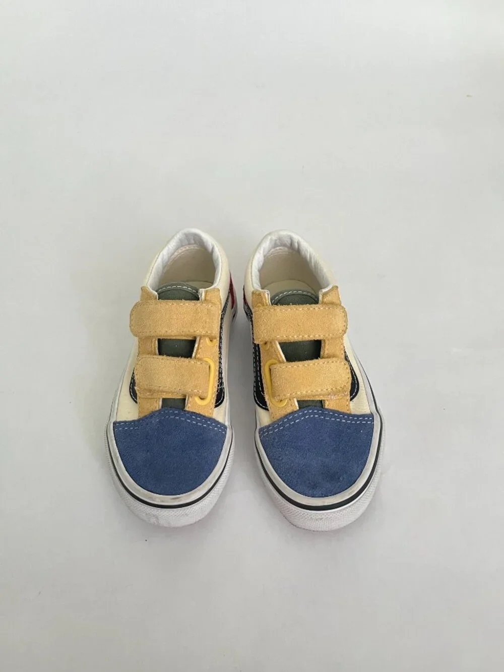 Little Kids Old Skool V Shoe Multi Color Red Blue Green Yellow Size 10.5